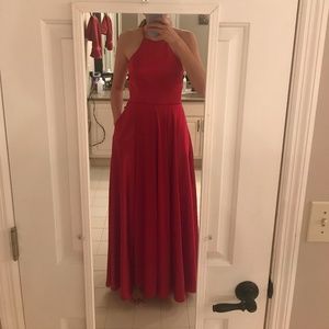 Red Junior Formal Dress Size 11, Unaltered